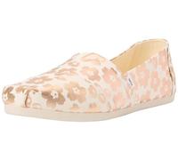 TOMS Alpargata CloudBound, Flacher Slipper, Beige Foil Ojai Floral Print,