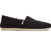 TOMS Alpargata Cotton Canvas Womens Black Espadrilles-UK 6 / EU 38.5