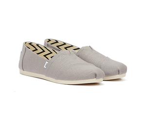 TOMS Alpargata Heritage Canvas Womens Morning Dove Espadrilles EU 37 / UK 4