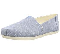 TOMS ALPARGATA Loafer Flat Espadrille Canvas Damen - Hellblau - Gr. 36.5 EU