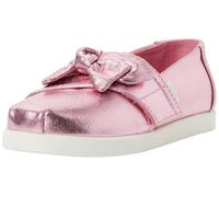 TOMS Alpargata Loafer für Jungen und Mädchen, flach, Rose Pink Metallic Twill/Schleife, Größe 42, Rosa Metallic-Twill-Schleife, 8 UK Child