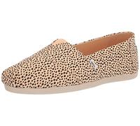 TOMS Damen Alpargata Print Flacher Slipper, Honey Beige Mini Cheetaah, 37 EU