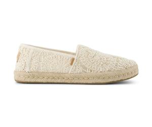 Toms - Alpargata Rope 2.0 - Damen Espadrille aus Häkelspitze - Natural Croche..., Gr. 37 EU / 6.5 US / 4.5 UK