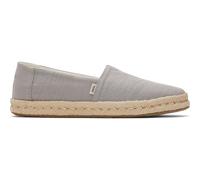 Toms Alpargata Rope 2.0 drizzle grey recycled cotton slubby 36