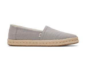 Toms Alpargata Rope 2.0 drizzle grey recycled cotton slubby 39