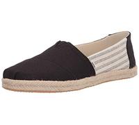 TOMS ALPARGATA ROPE Espadrille Canvas Damen Schwarze Streifen size 38,5 EU
