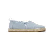 TOMS Alpargata Rope Flacher Slipper, Pastel Blue Washed Denim, 37 EU