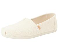 Toms Alpargata Classic – natural undyed metallic linen stripe – Größe 36,5
