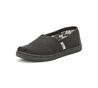 TOMS Alpargata, Unisex-Turnschuhe für Kinder und Jungen, Schwarz, 30 EU