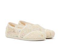 Toms Apargata Crochet Natural Espadrilles Damen Beige Sandale EU 40,5 / UK 7
