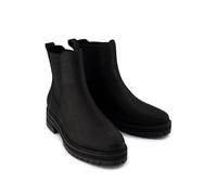 TOMS Bennet Leder Damen Schwarze Stiefel EU 36 / UK 3