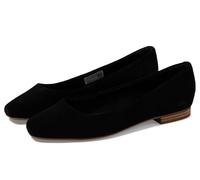 TOMS Damen Briella Ballerinas, Schwarze Velourslederoptik, 39 EU