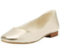 TOMS Briella Flat Damen, Hellgoldfarbenes Metallic-Leder, 40 EU