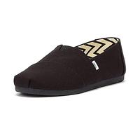 TOMS Espadrilles Alpargata aus recycelter Baumwolle Herren Schwarz EU 39