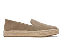 Toms Carolina Espadrille für Damen, Schlupfschuhe, leger, Schwarz, Dune Wildleder, 39 EU