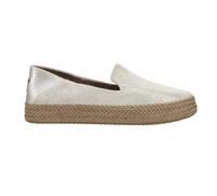 TOMS Carolina Espadrille für Damen, Schlupfschuhe, leger, Schwarz, silber, 37 EU