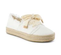 TOMS Carolina Lace Up Baumwolle Damen Weiße Espadrilles Am Strand EU 40,5 / UK 7