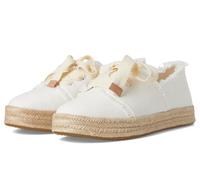 TOMS Carolina Lace Up Baumwolle Damen Weiße Espadrilles Am Strand - EUR 42