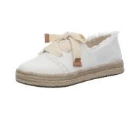 TOMS Damen-Espadrilles Carolina White Beachside Woven Fray mit Schnürung Größe 41