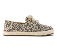 Toms Carolina Lace UP oatmeal small leopard spots 34.5