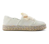 Toms Carolina Lace UP white onyx textured denim/fray 38