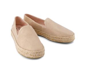 TOMS Carolina Leder Damen Espadrilles in Blassrosa EU 40,5 / UK 7