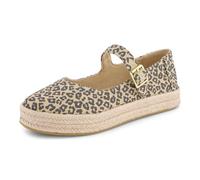 Toms Carolina Mary Jane oatmeal small leopard spots 37.5
