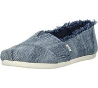 TOMS Damen Alpargata Classic Espadrille, Dark Sky Textured Denim Fray, 36.5 EU