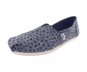Toms - Classic Chambray Dots Wm - Damen Espadrilles - blau (navy slub), Gr. 36 EU / 5.5 US / 3.5 UK