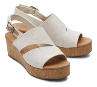 TOMS Claudine Nylon Frauen natürliche Keile EU 38 / UK 5