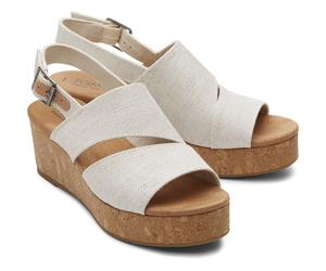 TOMS Claudine Nylon Frauen natürliche Keile EU 39/UK 6