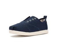 TOMS Cordones Plus Sneaker, Marineblaues Leinwand, 33 EU