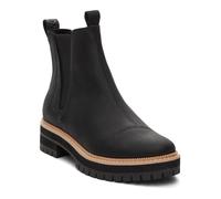 TOMS Dakota Leather Womens Black Boots-UK 7 / EU 40