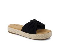 TOMS - Women's Abby Slide - Sandalen, Gr. 40, beige/schwarz (Black)
