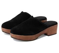 TOMS Addison Damen Plateau-Pantoletten, lässig, Schwarz, Schwarz, 40 EU