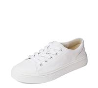 TOMS Damen Alex Sneaker, Weißes Leder, 37.5 EU