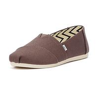 TOMS Damen Alpargata aus recycelter Baumwolle Flache Slipper, Ash Recycled Cotton Canvas , 37.5 EU