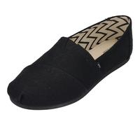 TOMS - Damen Alpargata Classic Espadrille, Kolorit Black/Black Wide Width Heritage Canvas, Größe: 38 EU
