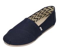 TOMS - Damen Alpargata Classic Espadrille, Kolorit Navy Heritage Canvas, Größe: 40 EU