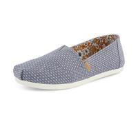 TOMS Damen Alpargata Classic Loafer Flat, Niagara Mist Chambray Dot, 40.5 EU