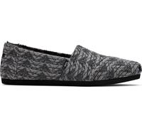TOMS Damen Alpargata Cloudbound Flacher Slipper, Black Multi Cozy Global Woven Faux Fur, 36.5 EU