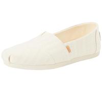 Toms Damen Alpargata CloudBound Flacher Slipper, Natural Triangle Woven, 36.5 EU
