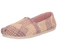 TOMS Damen Alpargata Cloudbound Flacher Slipper, Pink Quartz Plaid Tweed, 41 EU