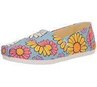 Toms Damen Alpargata Cloudbound Loafer Flat, Pastellblaue Gänseblümchen, 37 EU