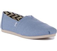 TOMS Damen Alpargata Heritage Leinwand Flacher Slipper, Blau (Cool Blue), 37.5 EU