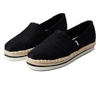 Toms Damen Alpargata Platform Rope Loafers-Shoes, Schwarz, 38.5 EU