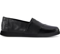 TOMS Damen Alpargata Plus Espadrille, Schwarz/Schwarzes Nappaleder, 8