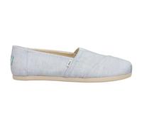 TOMS Damen Alpargata Print Flache Slipper, Leinen Hellblau, 39