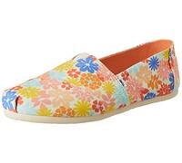 TOMS Damen Alpargata Print Flache Slipper, Natürliche Wildblumen, 35.5