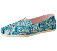 TOMS Damen Alpargata Print Flache Slipper, Rosa Palme, 36.5